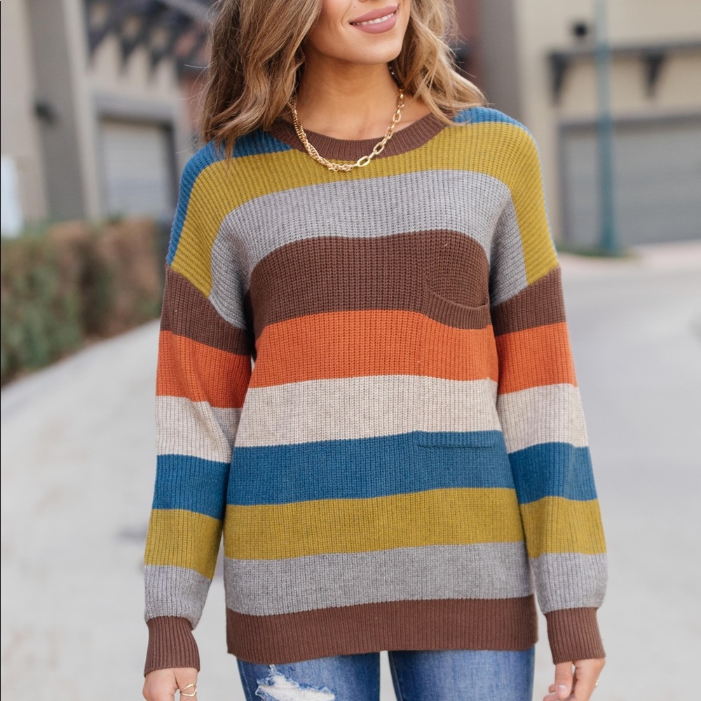 Summoning Fall Striped Sweater - Picture 7 of 14